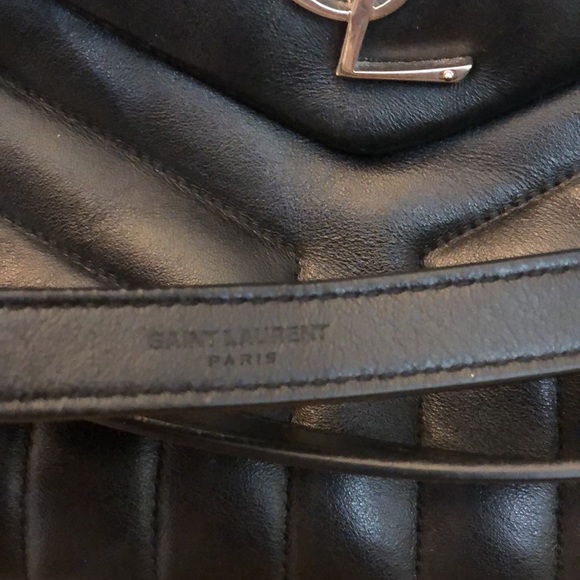 SAINT LAURENT LOULOU LARGE CHAIN BAG IN QUILTED "Y" LEATHER - Picture 6 of 14